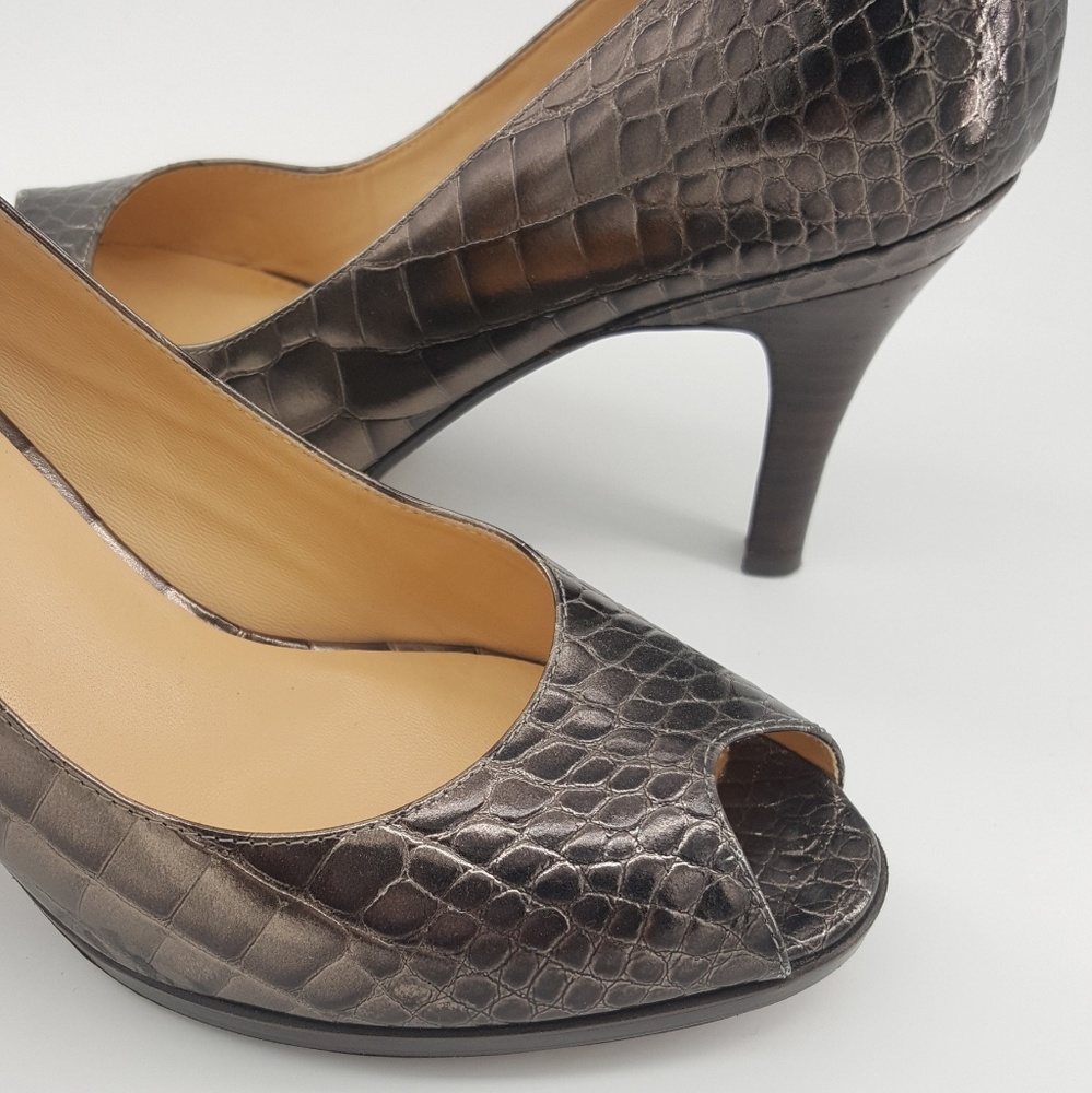 Cole Haan Nike Metallic Heels - Picture 2 of 7
